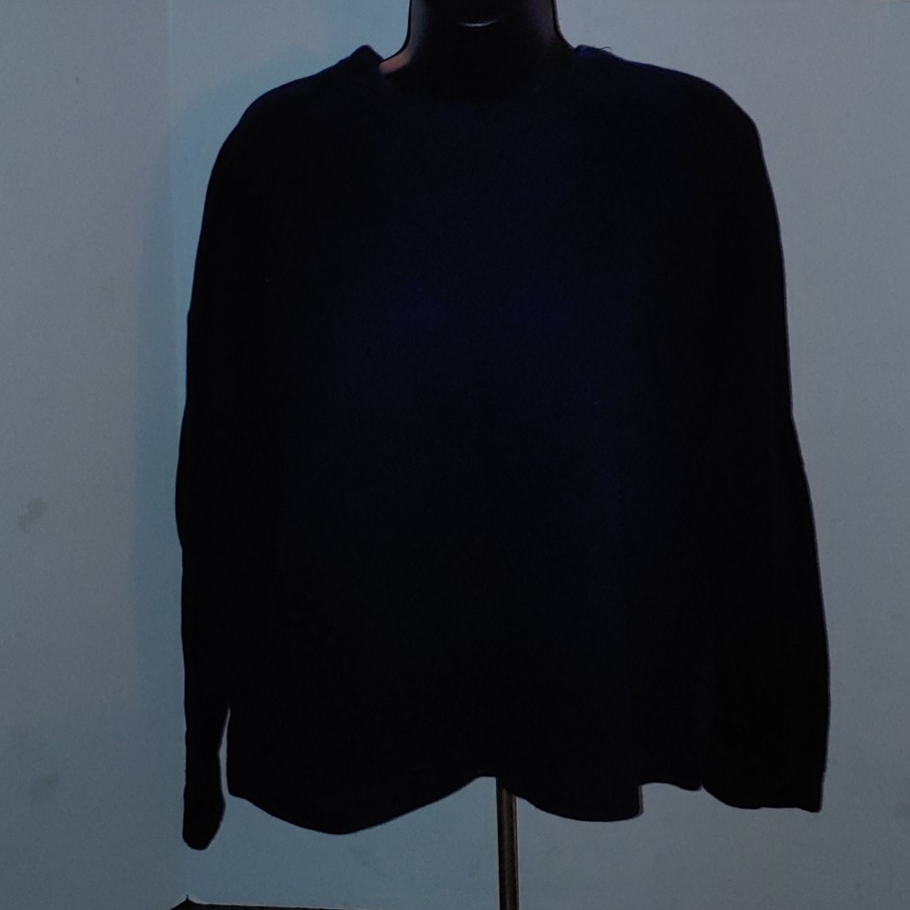 Karen Scott Pacer Dark Blue Sweatshirt